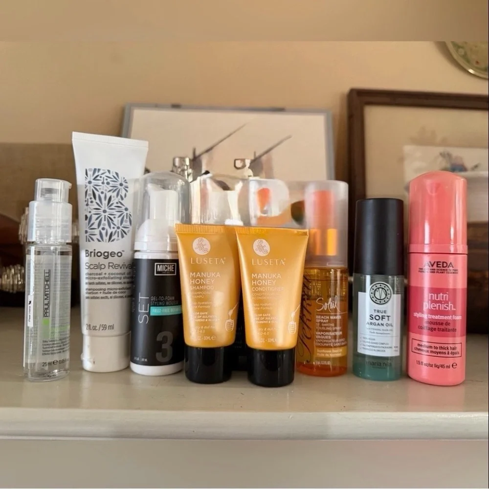 BIG Hair Care Bundle! Briogeo, Aveda, Luseta, Fekkai, True Soft Oil